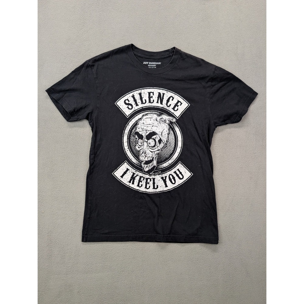 Jeff Dunham Achmed Silence I Keel You Graphic Black T Shirt Medium